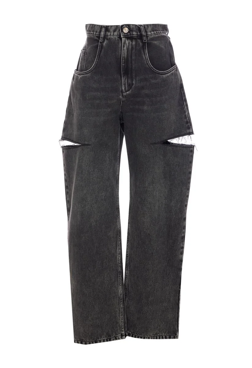 Maison Margiela Cut-Out Denim Jeans - 1