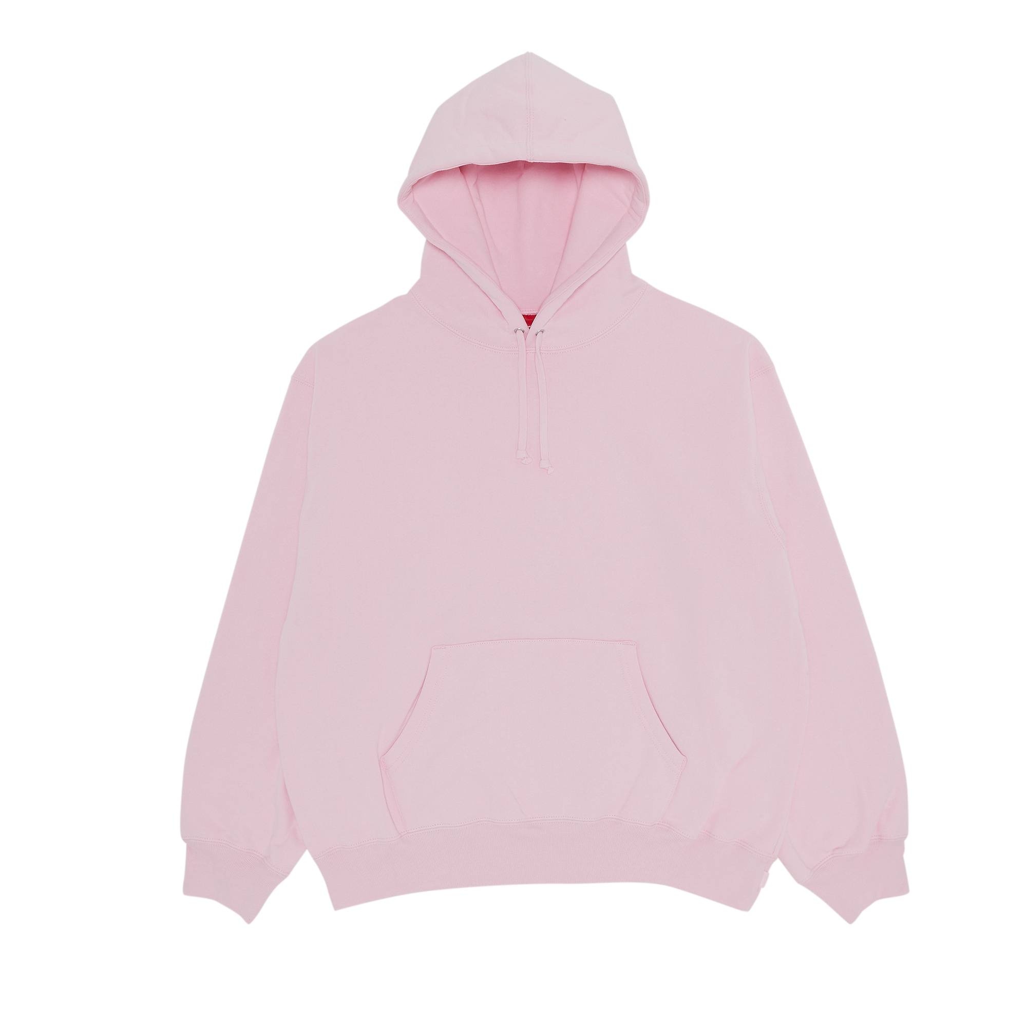 Supreme Satin Appliqu� Hooded Sweatshirt 'Light Pink' - 1