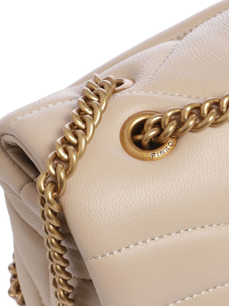 Love Puff quilted bird detail mini satchel 5