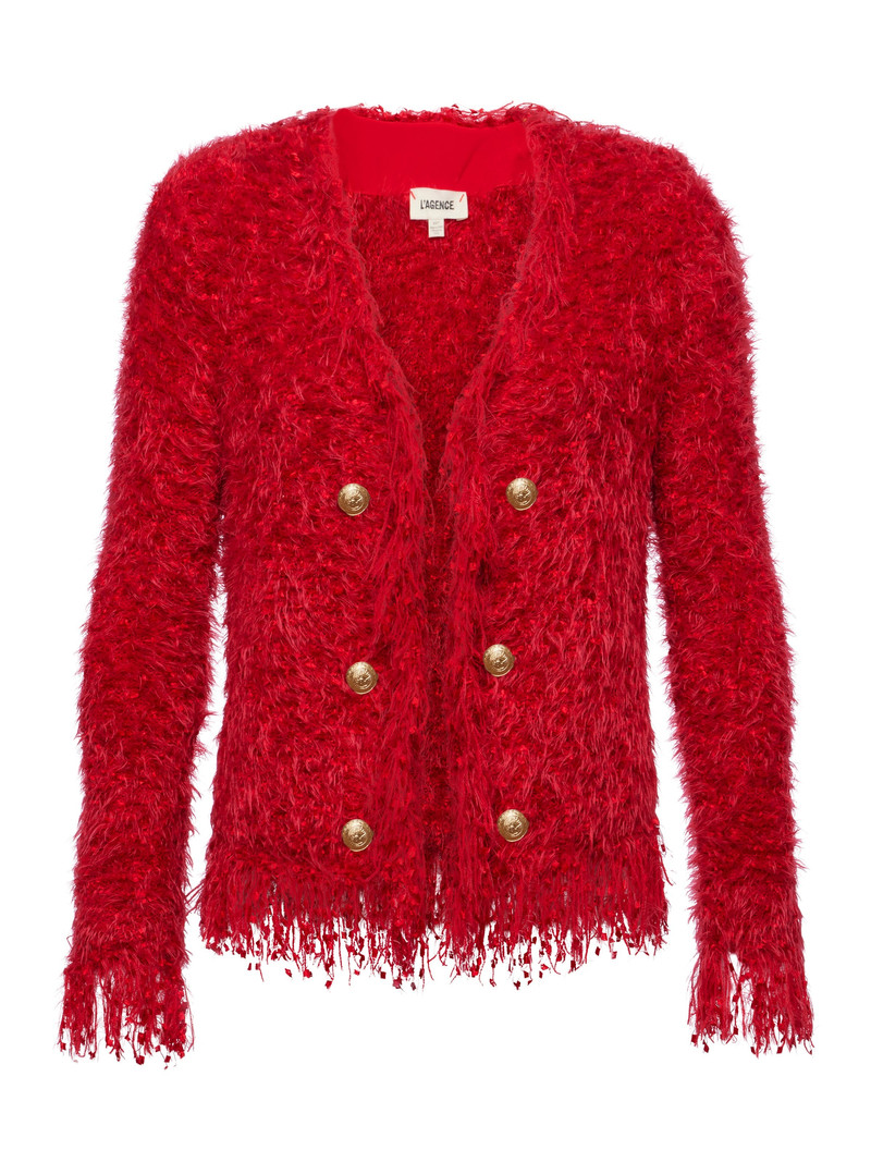 Azure Fringe Cardigan Blazer 7