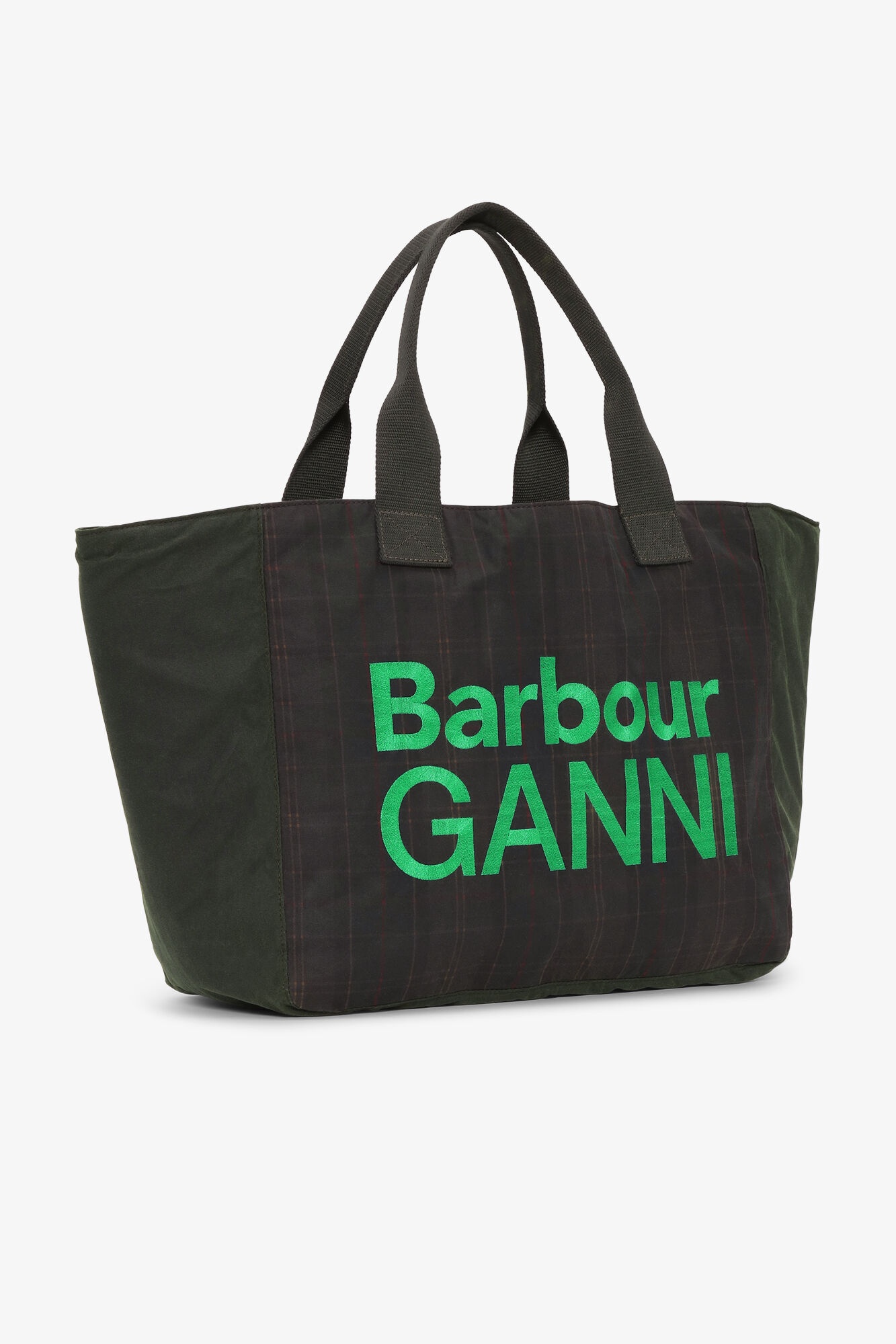GANNI X BARBOUR WAXED TOTE BAG - 1
