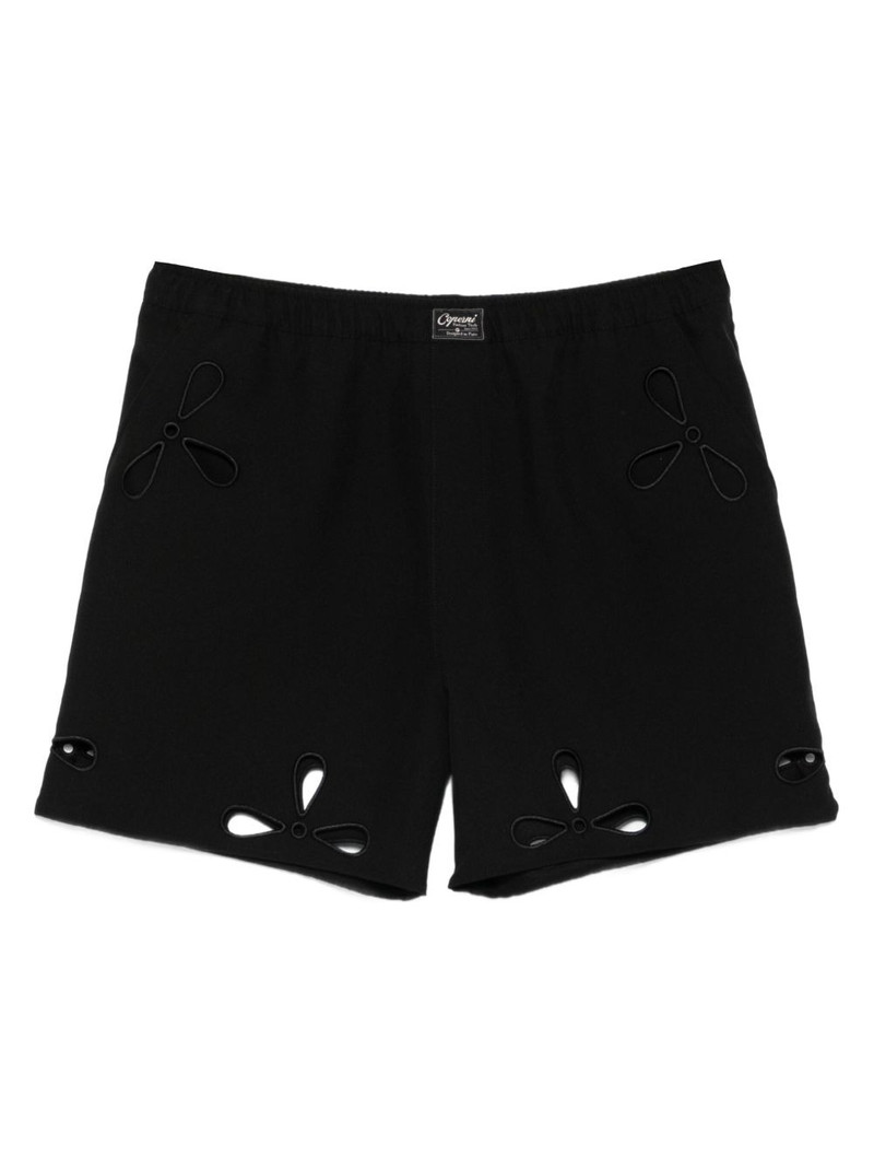 petal cut-out shorts 1