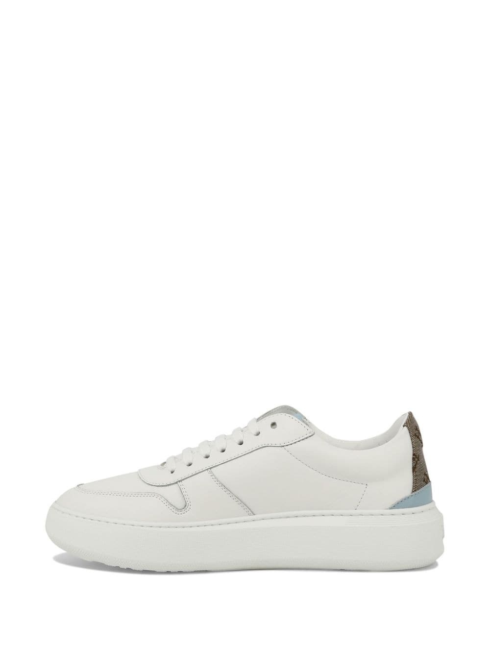 monogram-heel low-top sneakers - 5
