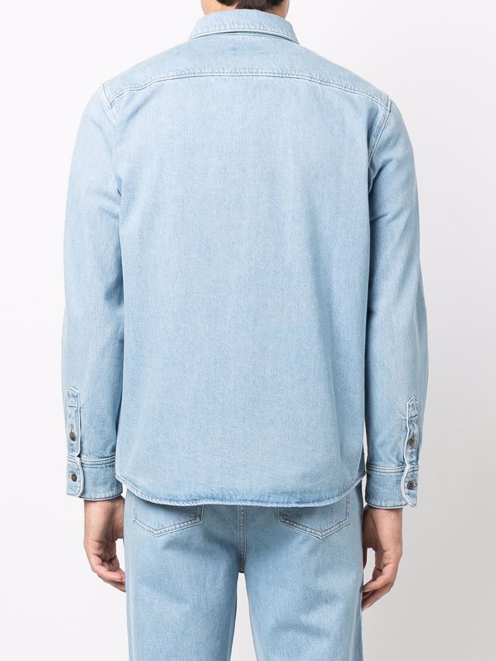 Victor denim overshirt - 4