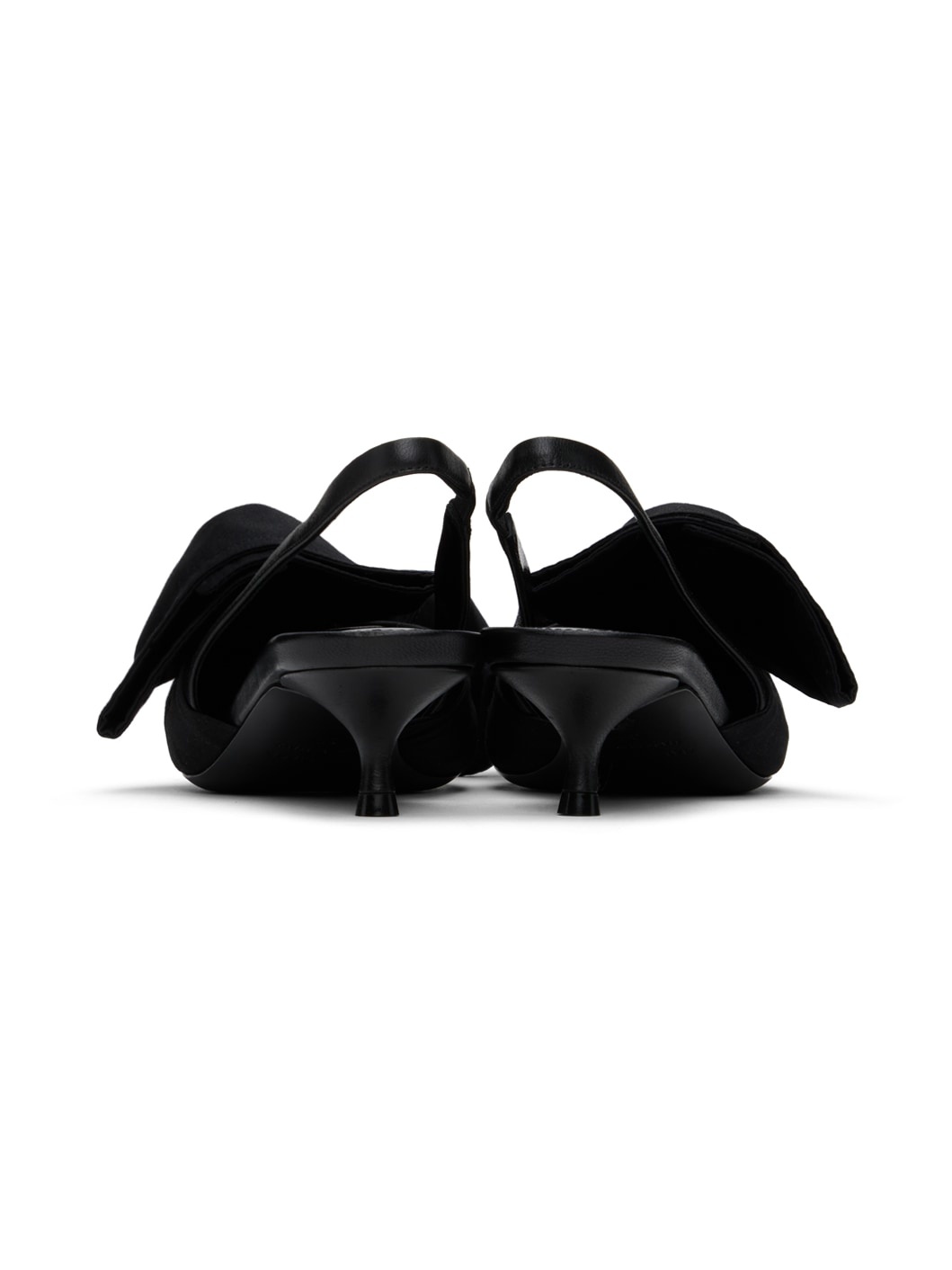 Black Knife Chemise 40mm Slingback Heels - 2