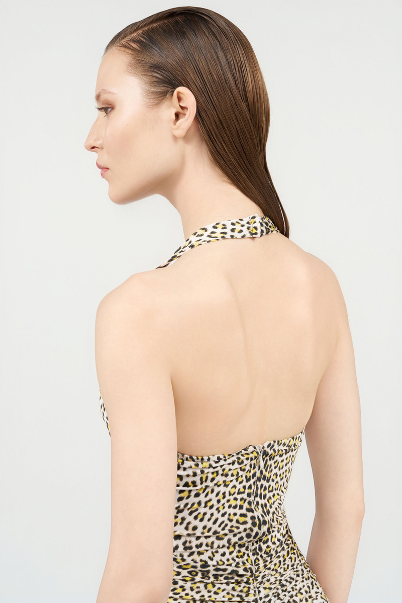 Pop Jaguar Print Midi Dress 7