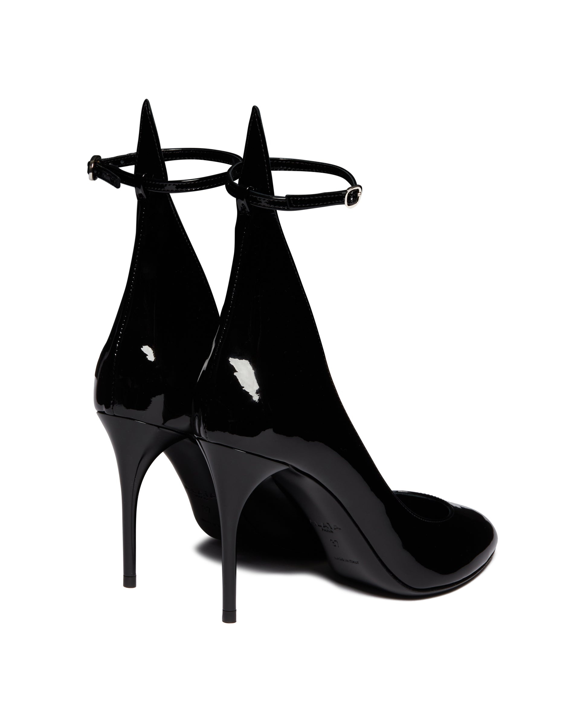 Black Patent Leather Pumps - 6