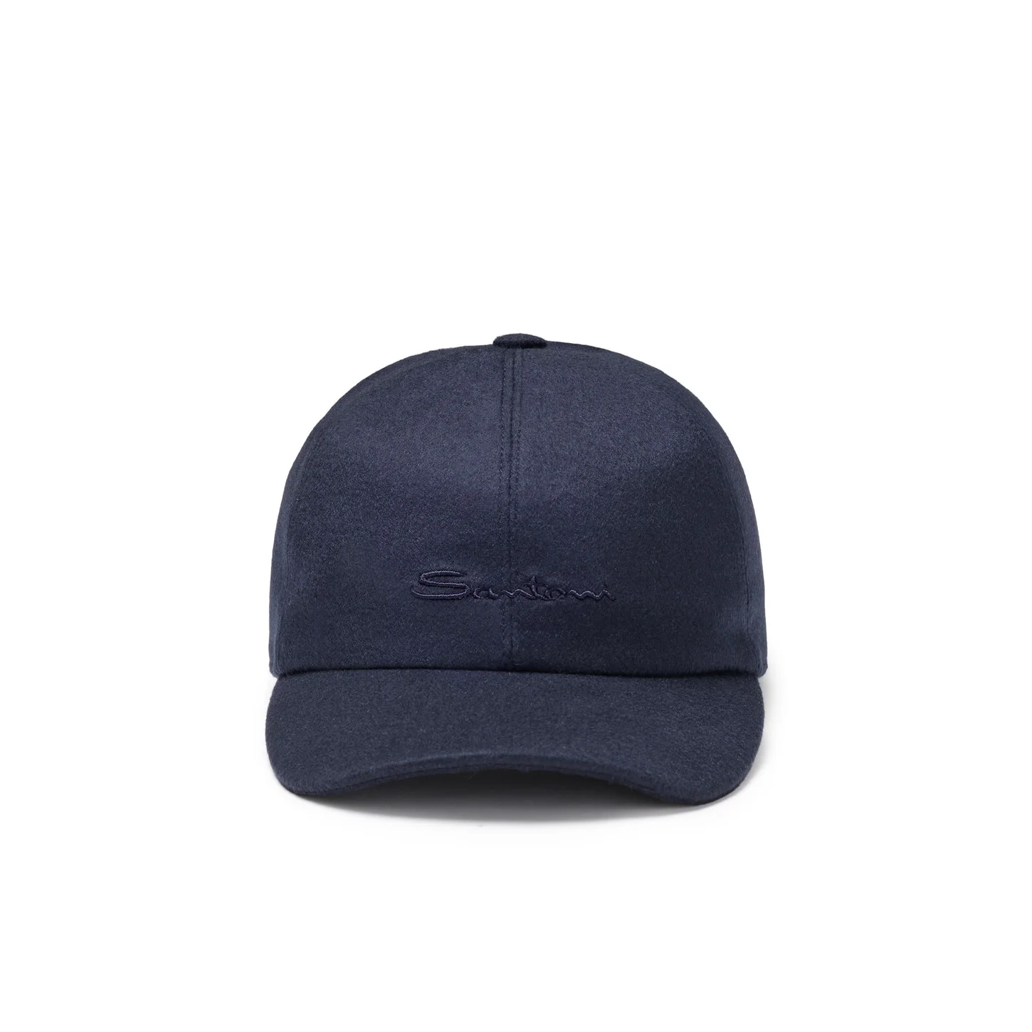 Blue cashmere baseball hat - 1