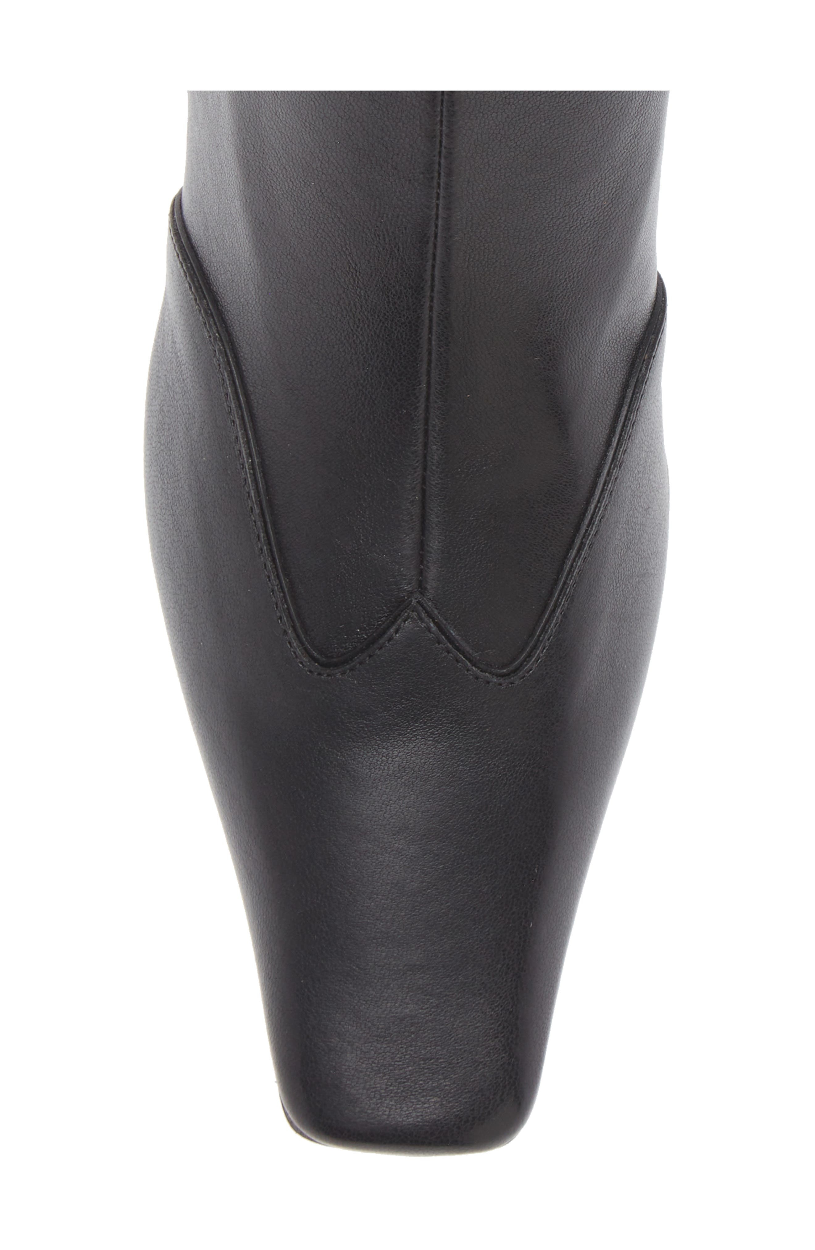 Khaite Nevada Square Toe Bootie in Black at Nordstrom - 5