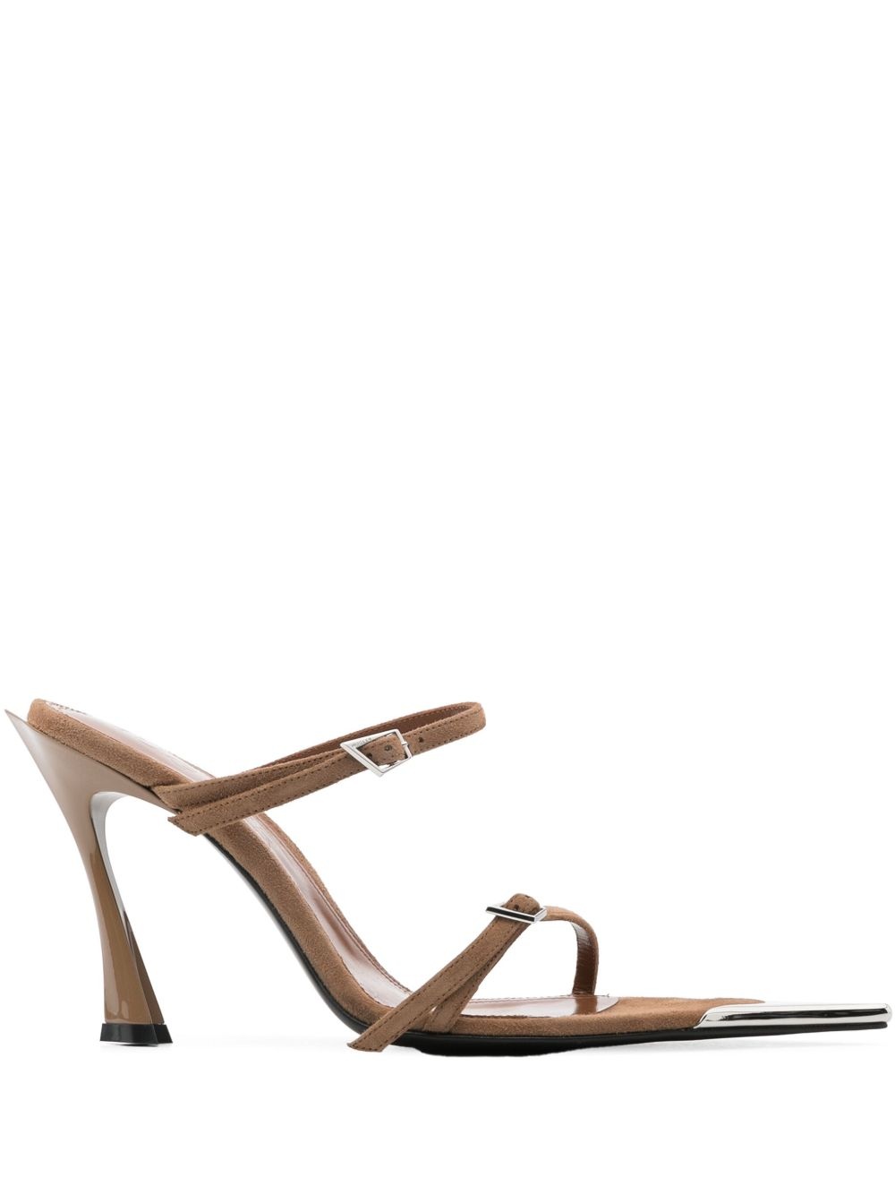 95mm suede sandals - 1