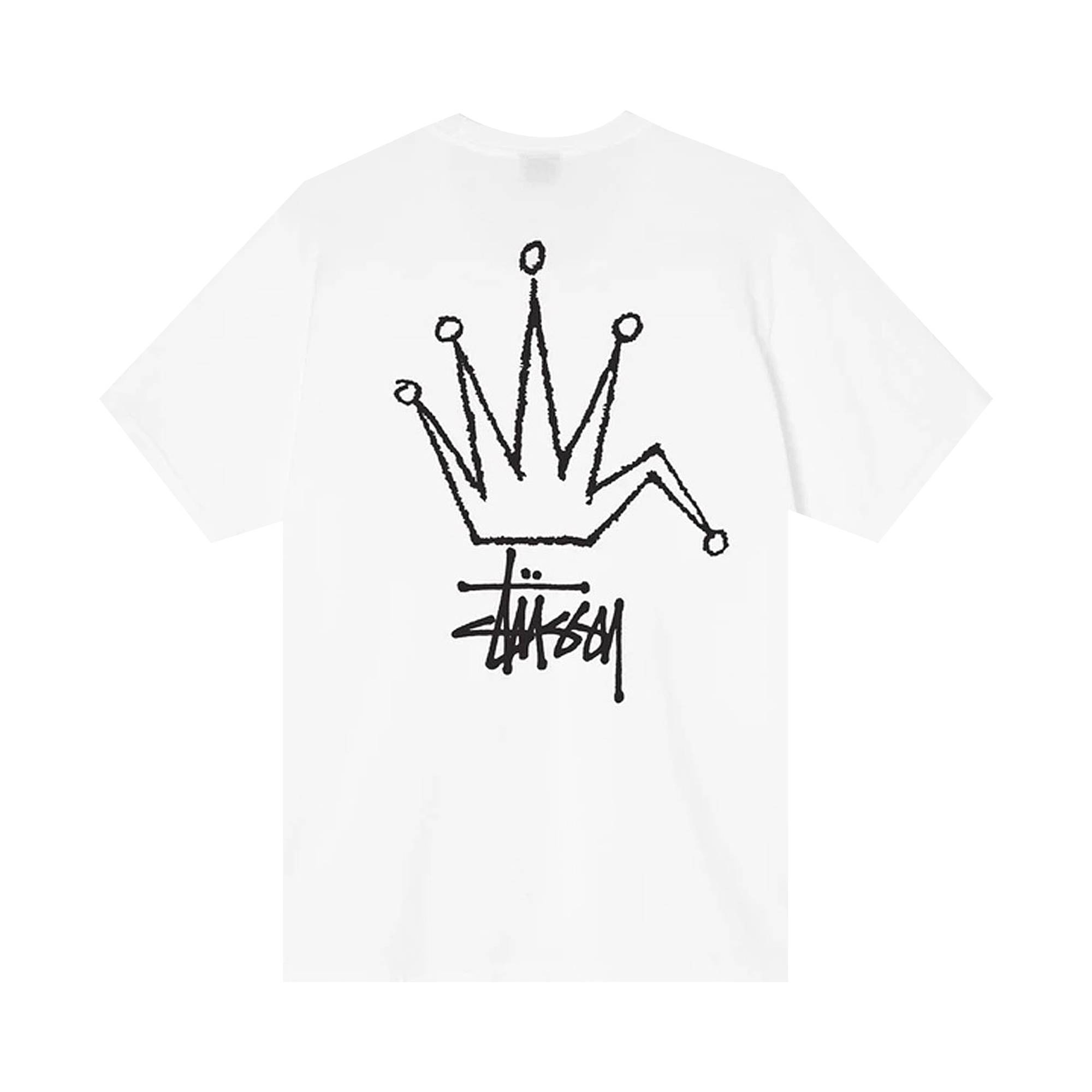 Stussy Broken Crown Tee 'White' - 2