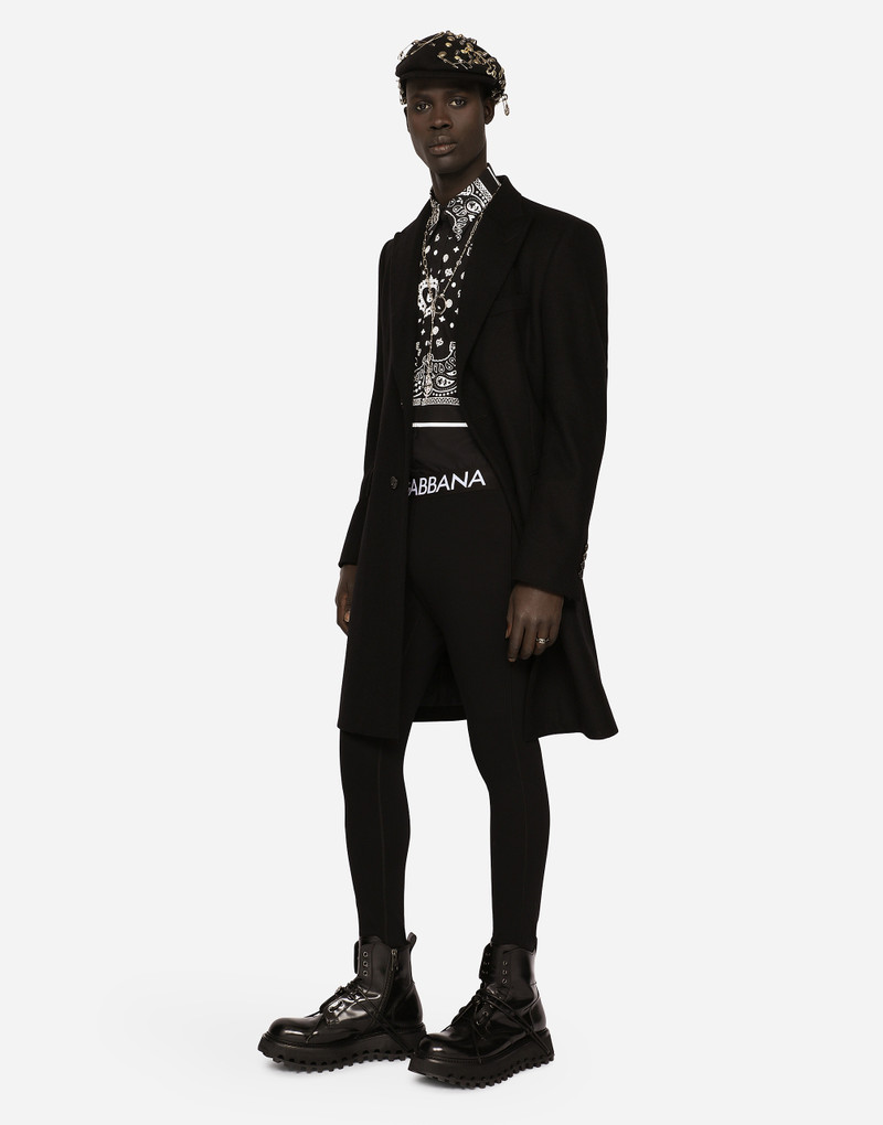 Dolce & Gabbana Deconstructed single-breasted wool coat outlook