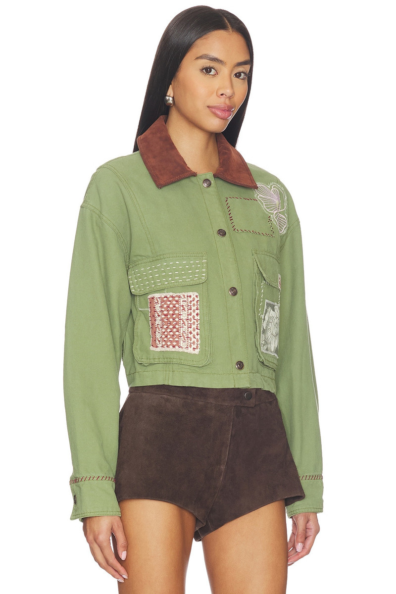 FREE PEOPLE x We The Free Martha Workwear Appliques Jacket outlook
