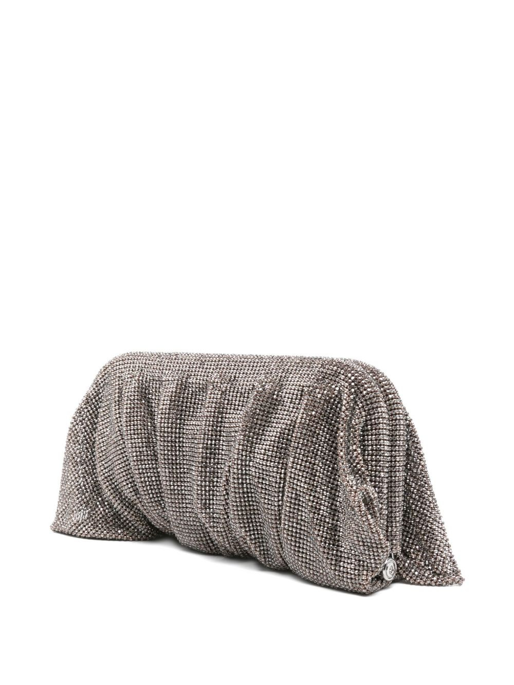 beaded pleated clutch bag - 2