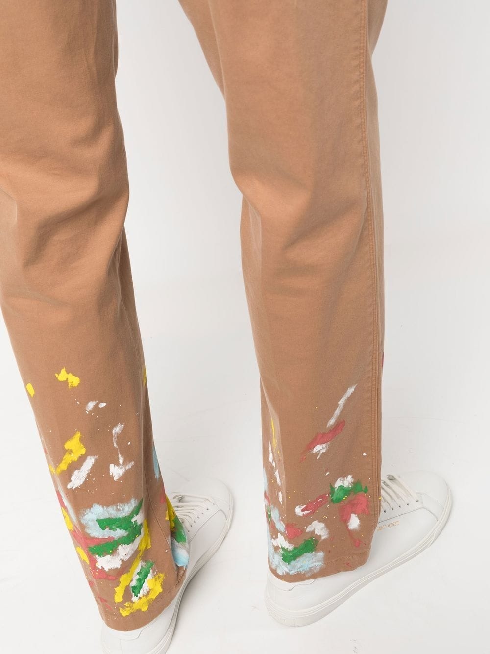 paint-splatter effect chinos - 5