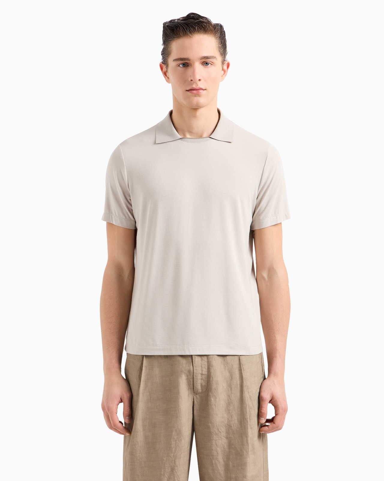 ASV short-sleeved viscose-jersey polo shirt - 2