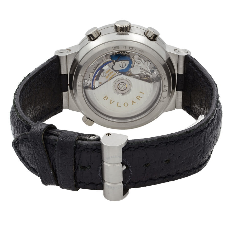 Pre-owned Bvlgari Bvlgari Diagono Chronograph White Dial Men's Watch CH40 PL - 5