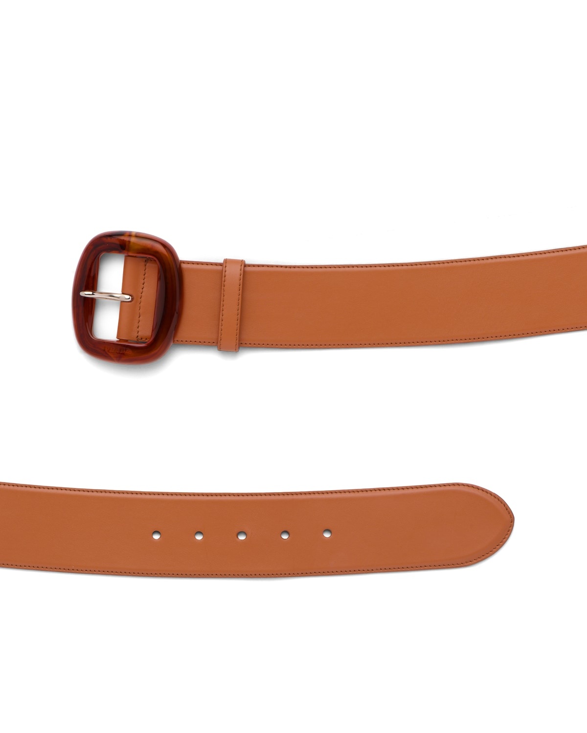 Leather and Plexiglas belt - 3