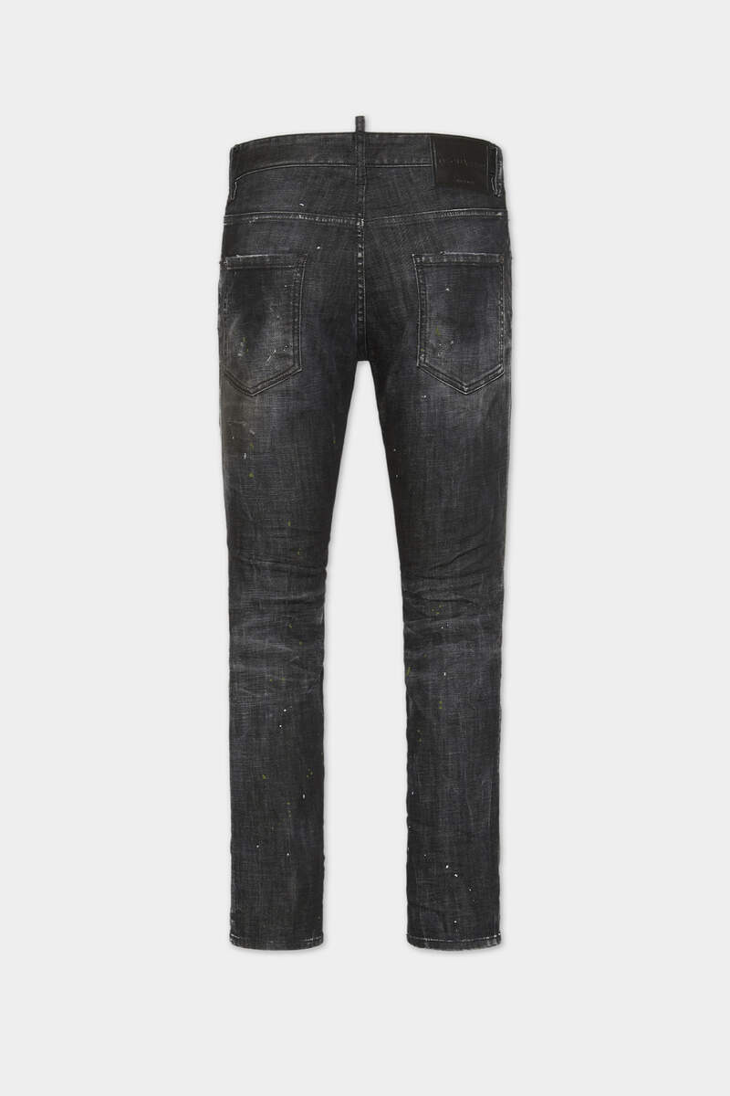 BLACK NIRVANA WASH SKATER JEANS - 2