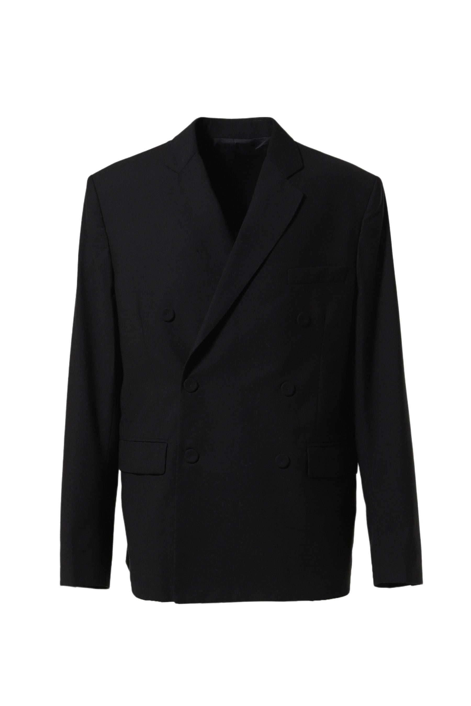 424 DOUBLE BREAST JACKET / BLK | nubiantokyo | REVERSIBLE