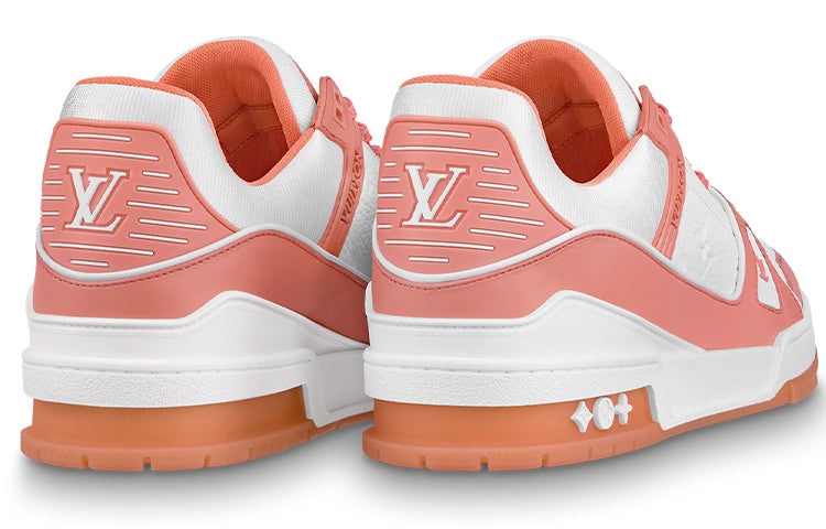 LOUIS VUITTON Trainer Sneakers 'Peach White' 1A8KC8 - 4