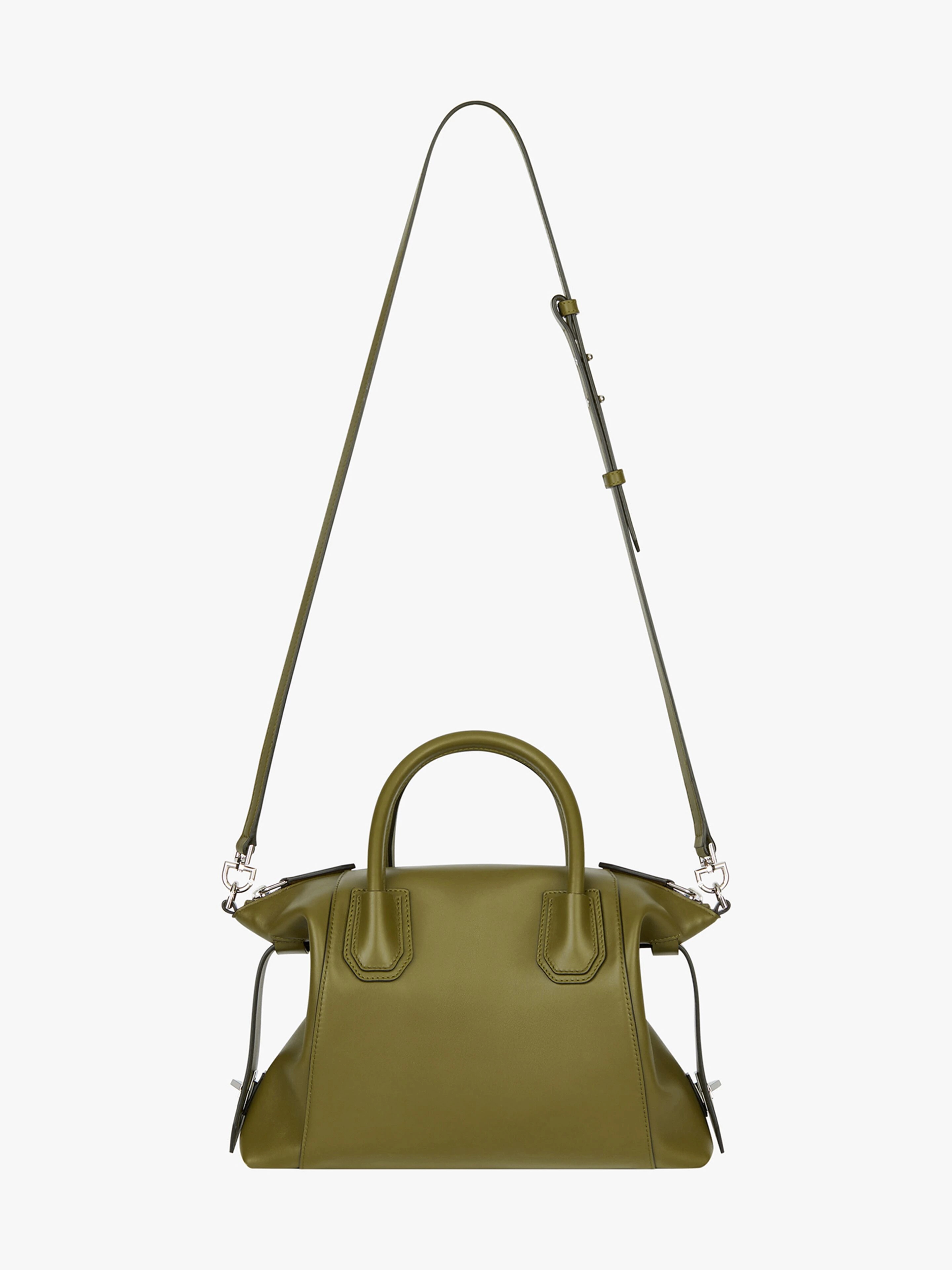 SMALL ANTIGONA SOFT BAG IN SMOOTH LEATHER - 3