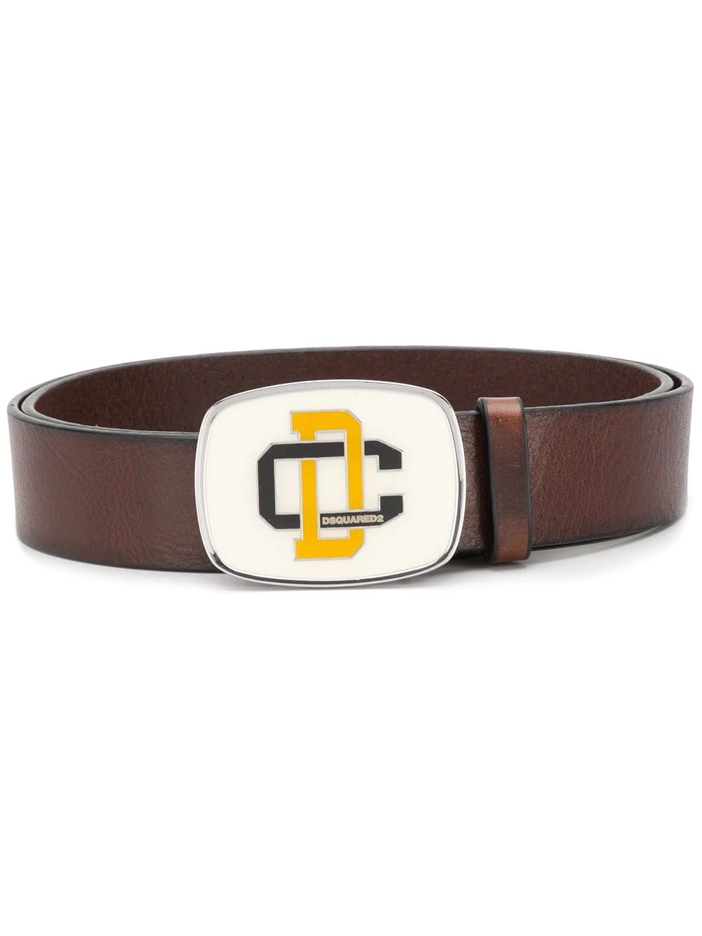 monogram logo belt - 1