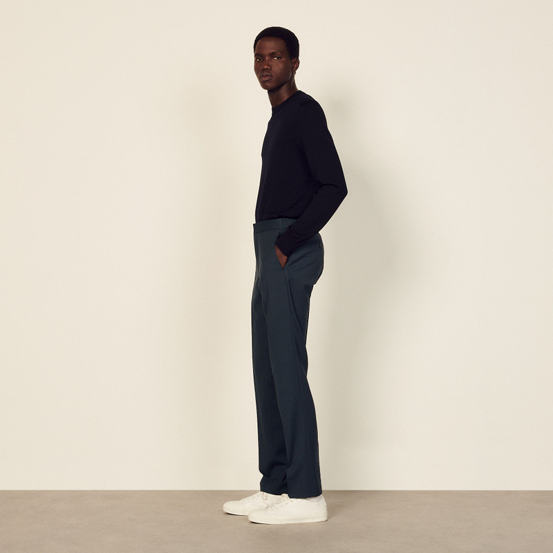 Straight-leg virgin wool pants 4