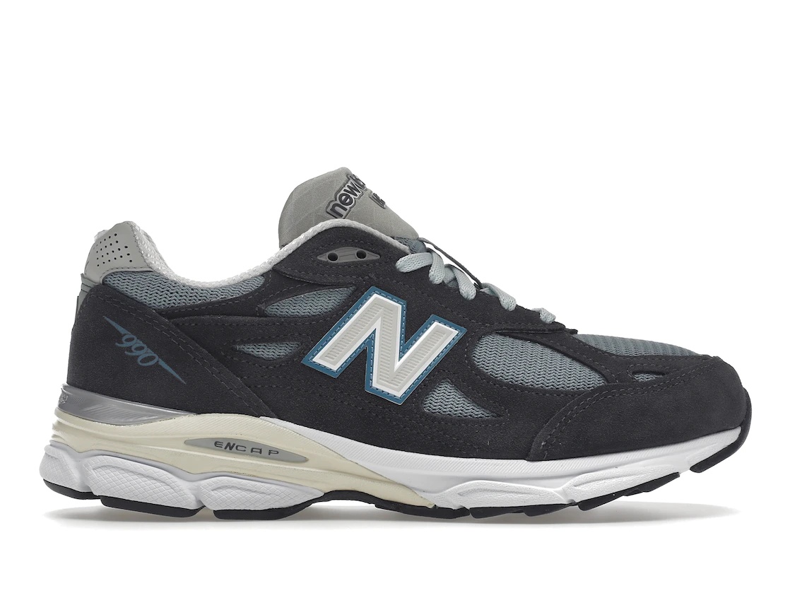 New Balance 990v3 Kith Steel Blue - 1