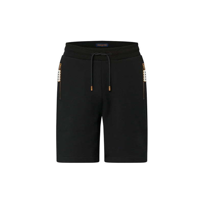 Embroidered Jersey Shorts 1