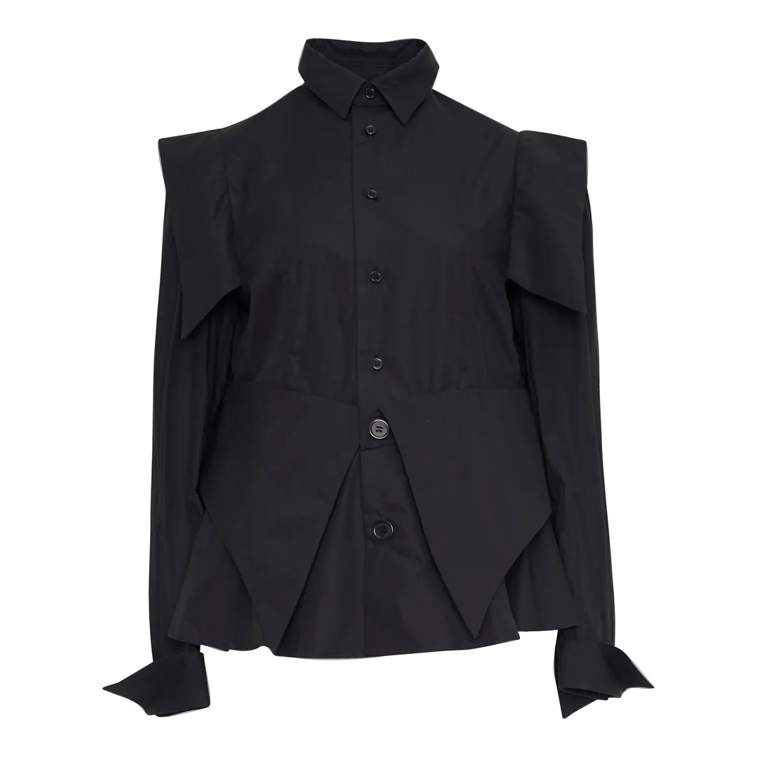 Structured Layered Blouse - 1