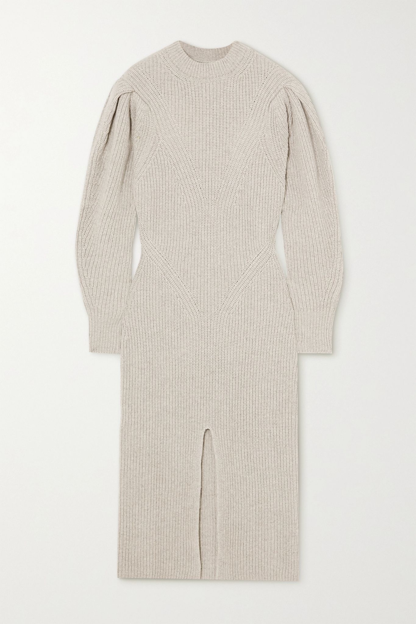 Perrine ribbed cashmere and wool-blend midi dress - 1