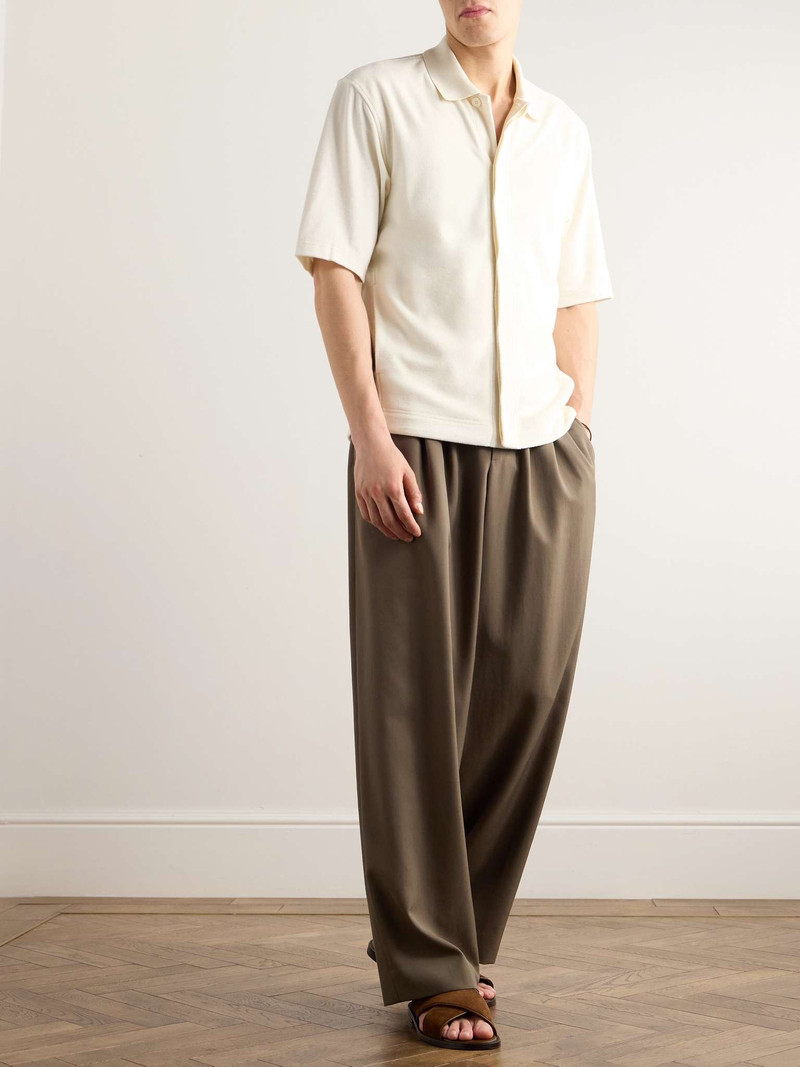 ZEGNA Cotton and Silk-Blend Terry Shirt outlook