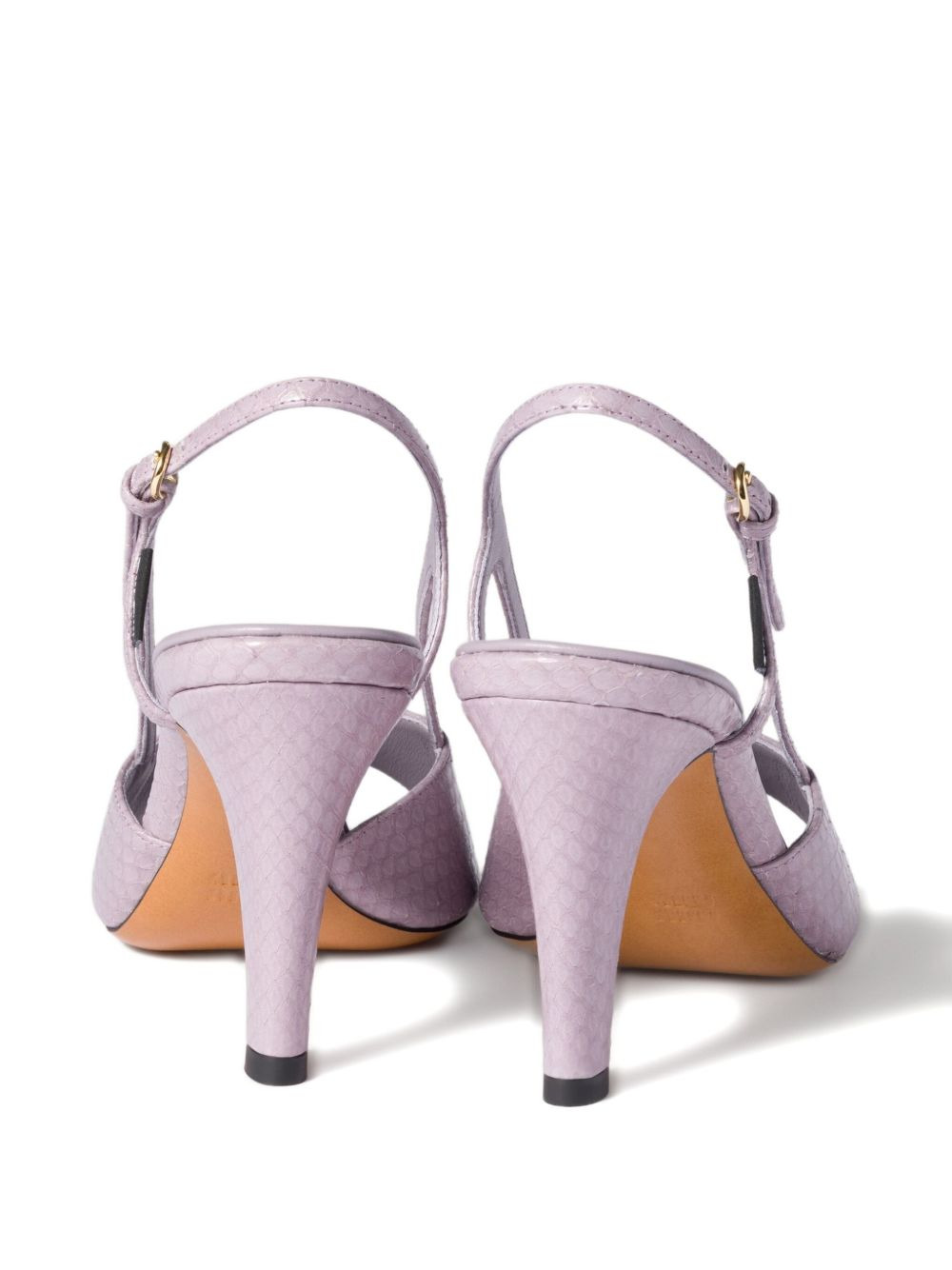 slingback heeled sandals - 3