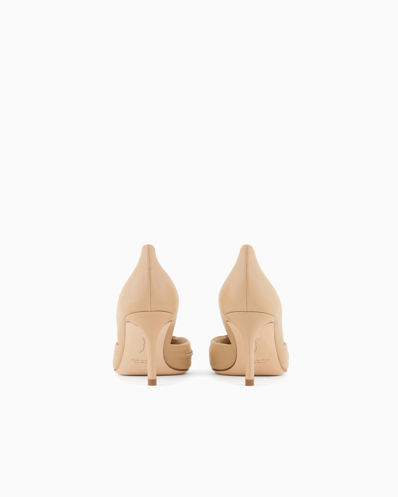 GIORGIO ARMANI NAPPA LEATHER COURT SHOES outlook