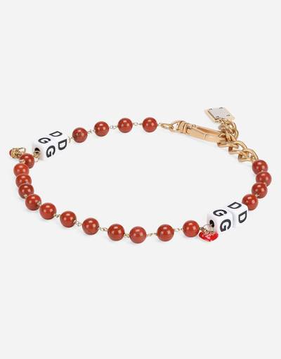 Dolce & Gabbana Choker with DG logo dice outlook