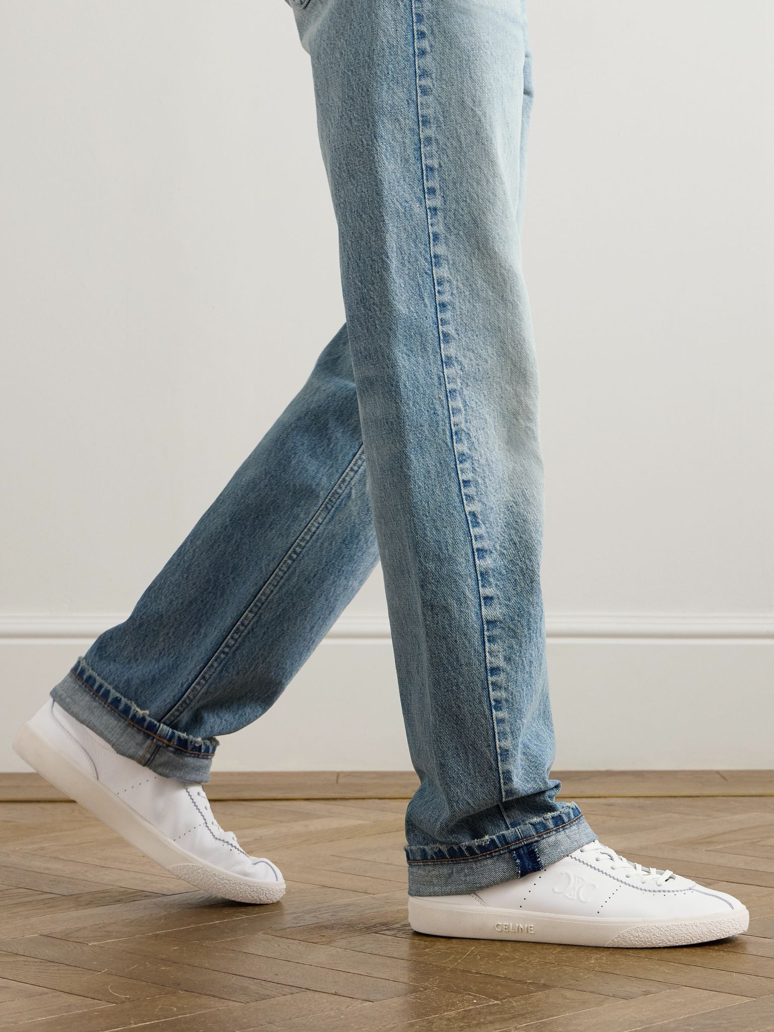 Leather Sneakers White - 2