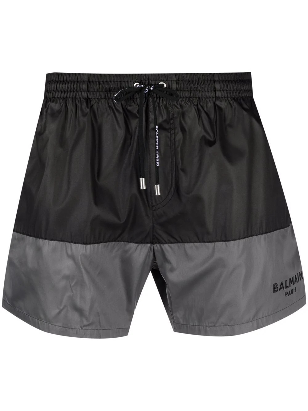 logo embroidered swim shorts - 1