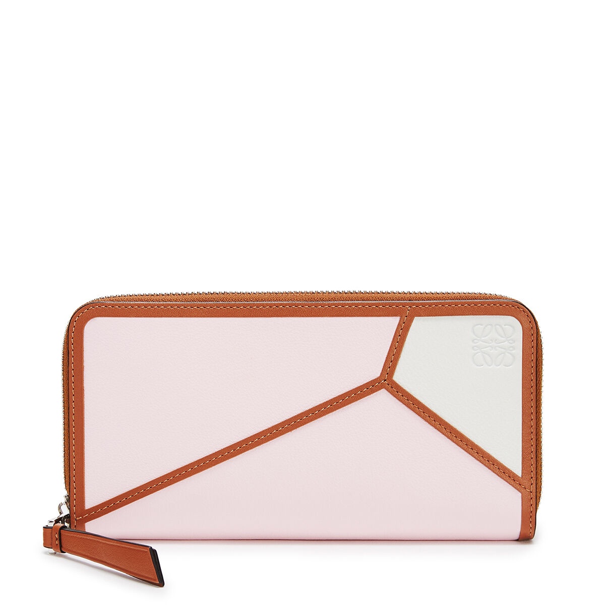 Puzzle zip around wallet in classic calfskin - 1