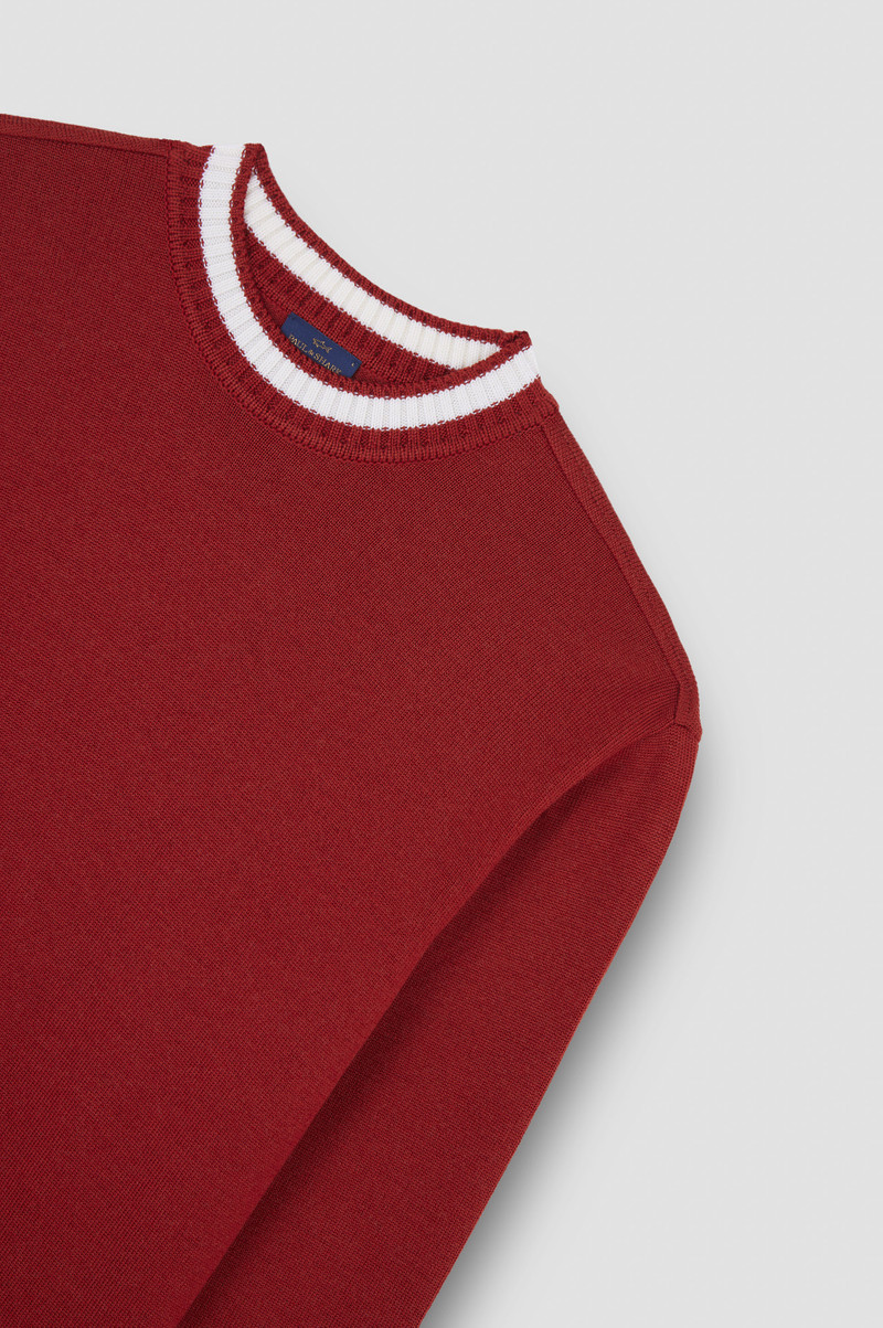 SOFT COOL TOUCH WOOL CREWNECK SWEATER 5