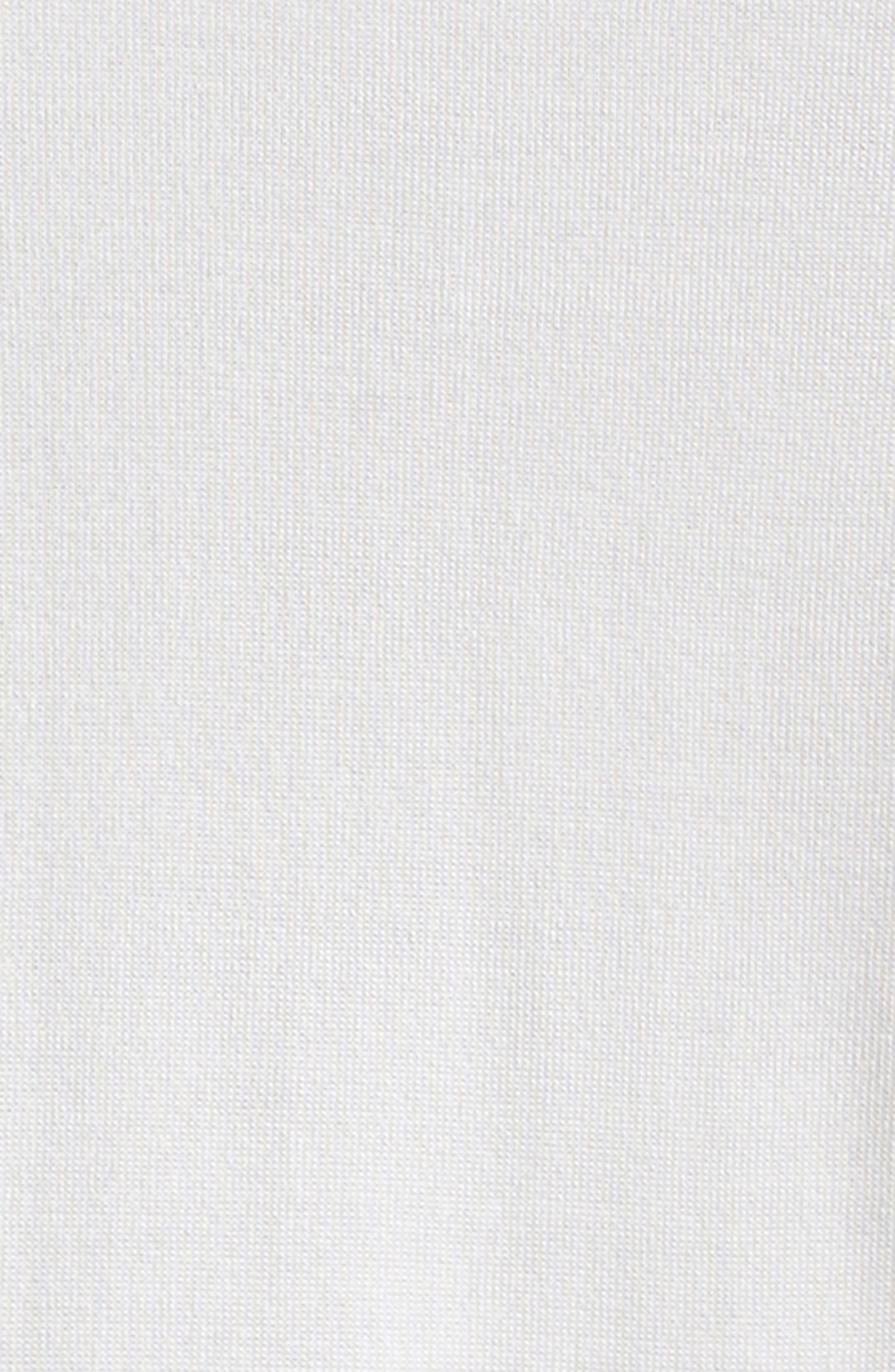 Dolce&Gabbana Logo Silk Polo Sweater in W0800 Bianco Ottico at Nordstrom - 7