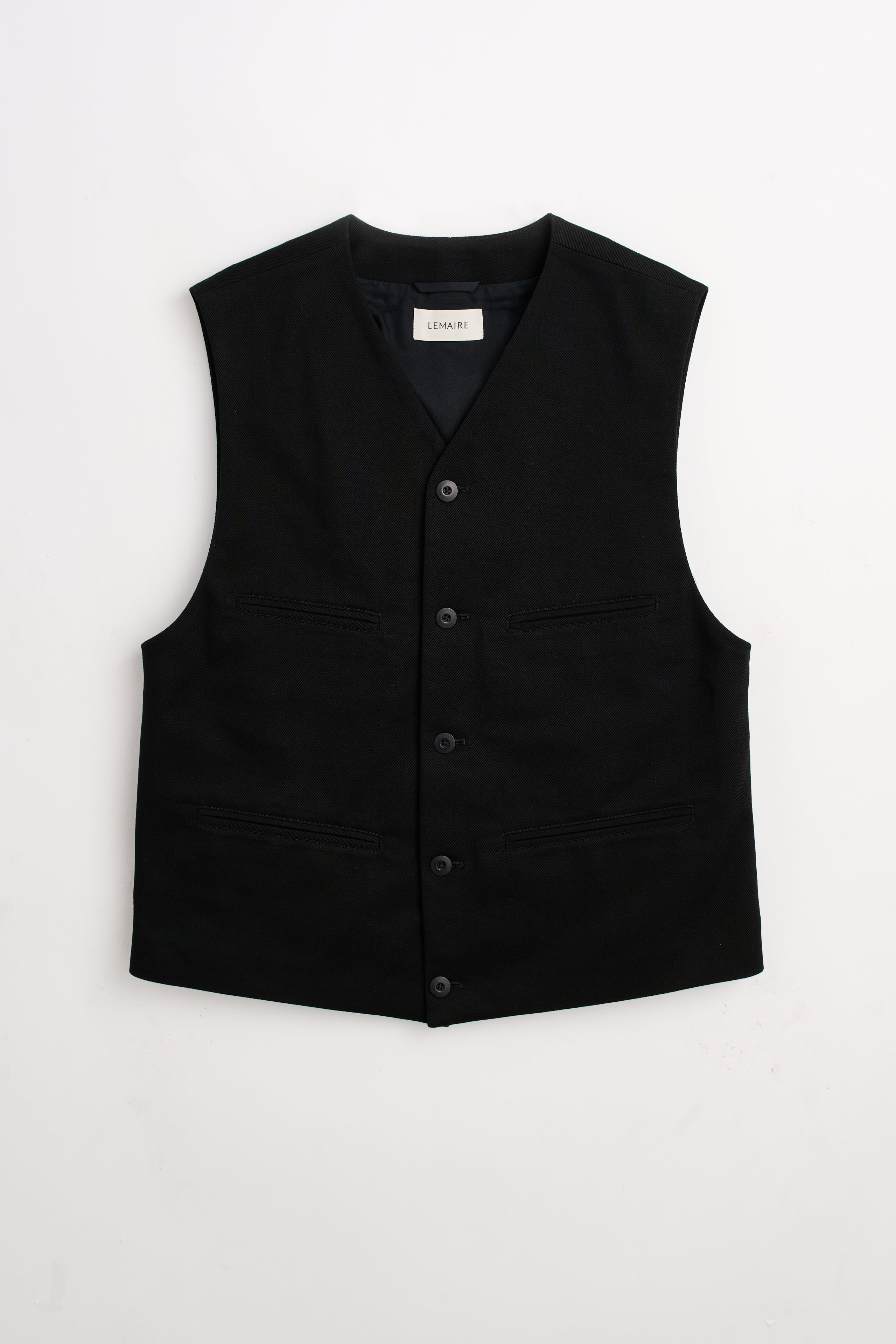 LEMAIRE WAISTCOAT BLACK - 6