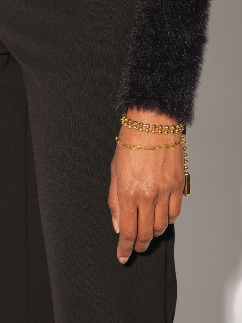 TRIPLE BALL CHAIN BRACELET - 2