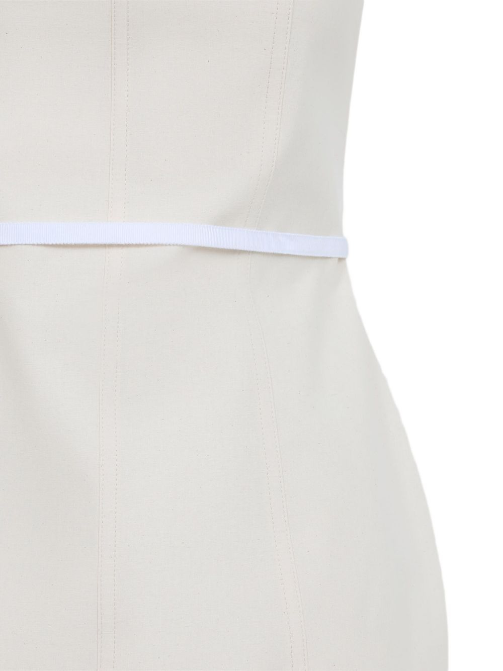 high-neck sleeveless mini dress - 4
