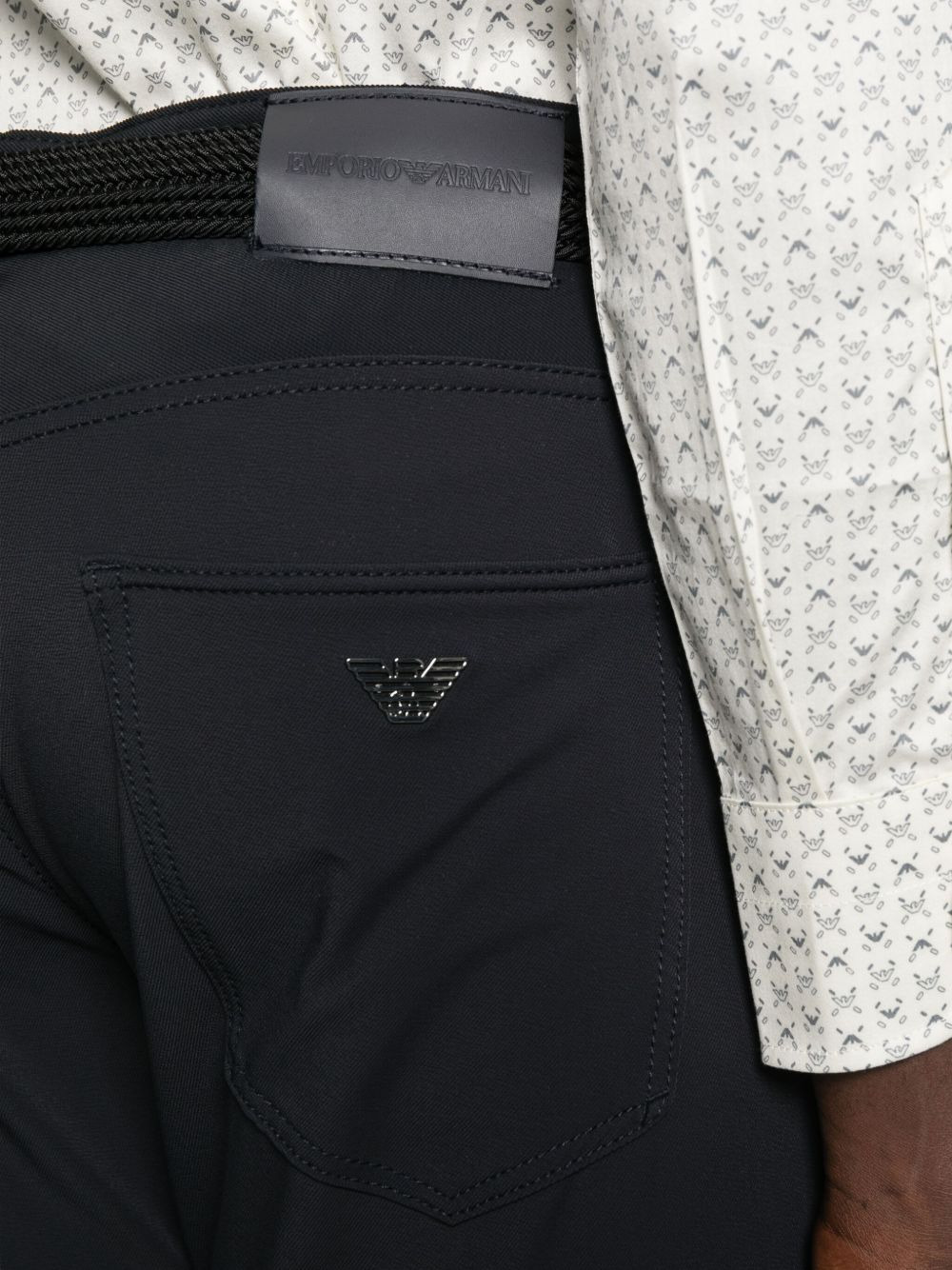 logo-plaque trousers - 5