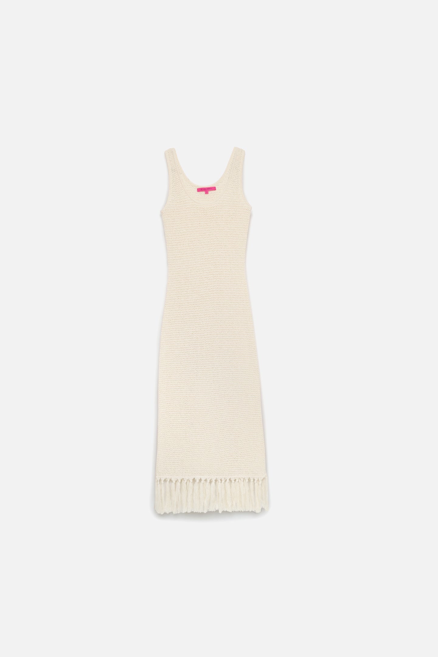 SCOOPNECK FRINGE DRESS - 1