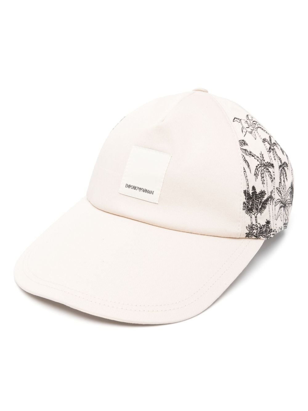 embroidered cotton baseball cap - 1