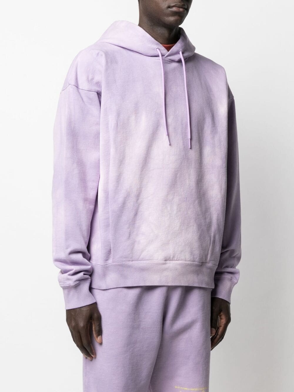 tie dye-print cotton hoodie - 3