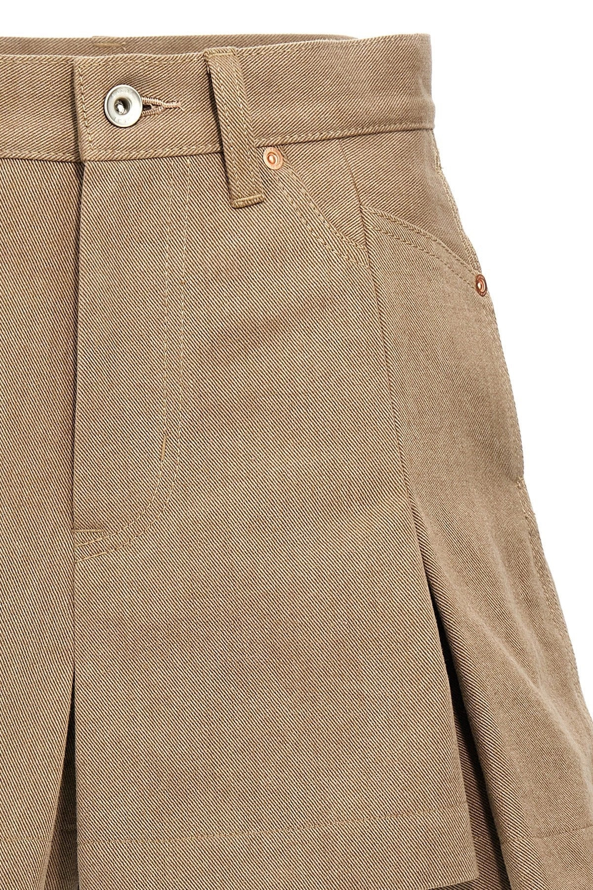 Sacai Women Canvas Shorts - 3