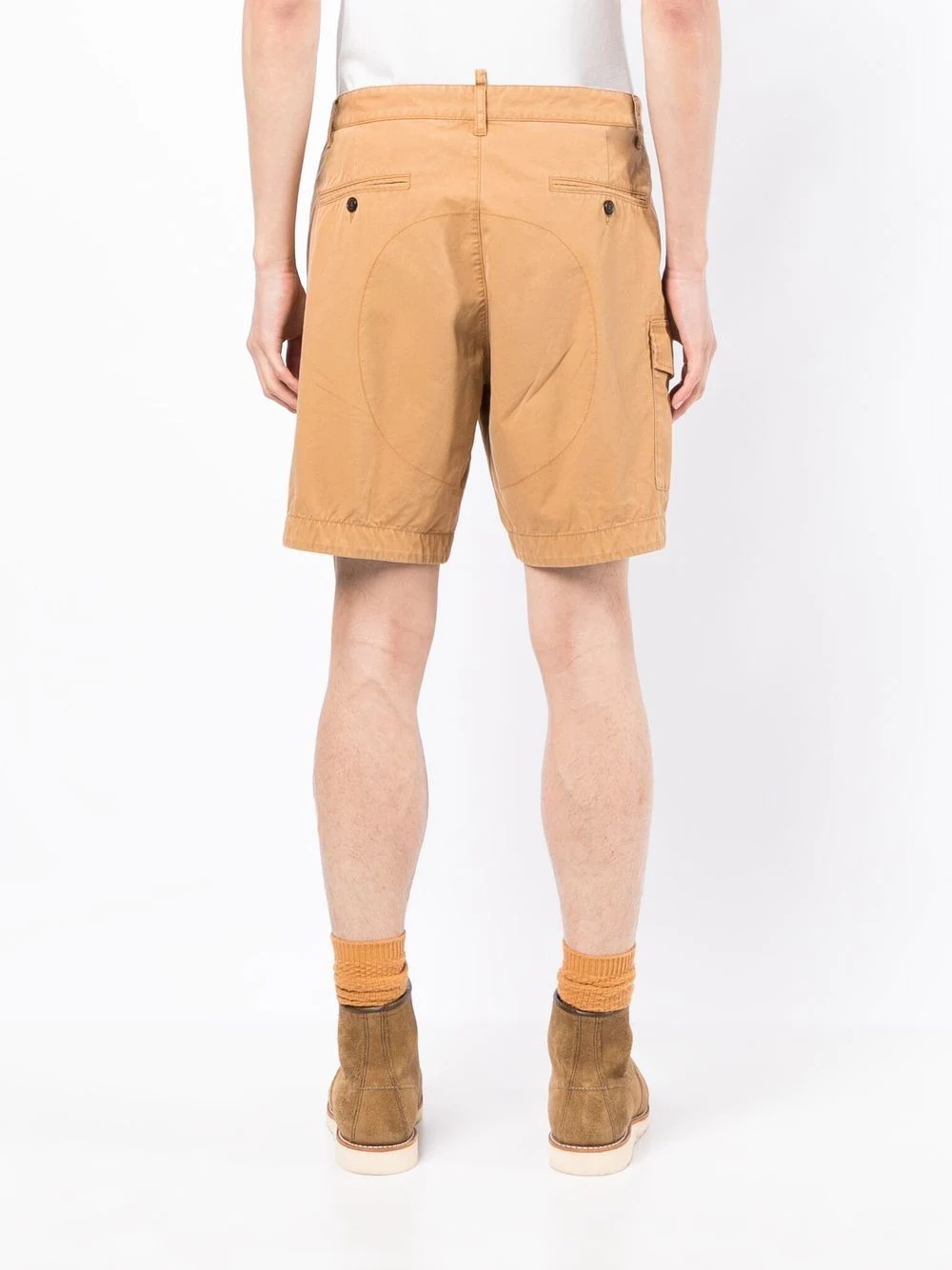 straight-leg cargo shorts - 4